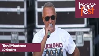 Toni Montano  10 Godina  live  Belgrade Beer Fest 2012 [upl. by Akenot288]