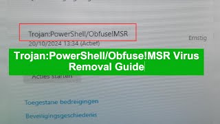 TrojanPowerShellObfuseMSR Removal  How to Get Rid of TrojanPowerShellObfuseMSR Update [upl. by Medardas]