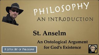 Anselm  An Ontological Argument [upl. by Bertolde]