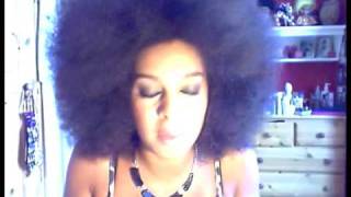 HOW TO DETANGLE AND COMB AFRO HAIR PART 3 [upl. by Ennahtebazile]