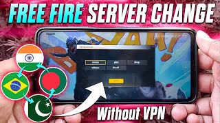 How To Change Free Fire Server New Method [upl. by Rissa984]