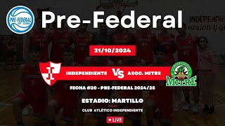 PreFederal  Fecha 20  Independiente Vs Asoc Mitre [upl. by Artekal]