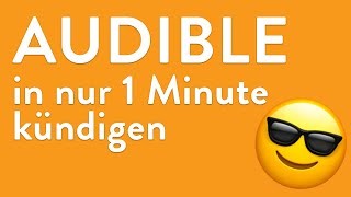 Audible kündigen  in nur 1 Minute erledigt [upl. by Anidal543]