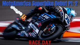 SBU Yamaha YZFR1 MotoAmerica Works SBK Project  Ep 6  Racing at COTA Pt 2 [upl. by Rim622]