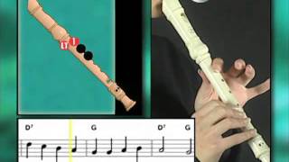 Ex016 How to Play Recorder  Recorder Lessons for Beginners [upl. by Ylatfen]