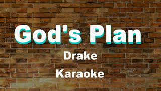 Drake  Gods Plan  KaraokeInstrumental [upl. by Jehius127]