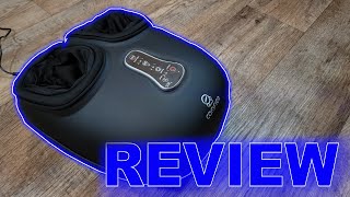 Review And Demo Of The COMFIER Shiatsu Foot Massager From Amazon [upl. by Margarida]