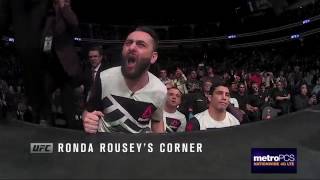 VIDEO Ronda Rousey UFC 207 Corner Reaction [upl. by Myranda]