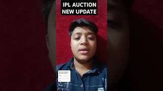 IPL AUCTION NEW UPDATE  AUCTION REGISTERED PLAYERS ipl minivlog ipl2025 iplmedia [upl. by Zillah418]