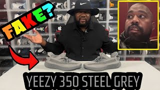 Yeezy 350 V2 Steel Grey SITTING ARE YOU SERIOUS SMH [upl. by Lemrahc]