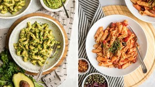 Cozy Vegan Pasta Recipes Quick amp Easy [upl. by Einafats]