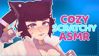 ASMR Catgirl Fabric Scratches amp Tingles [upl. by Norrej]