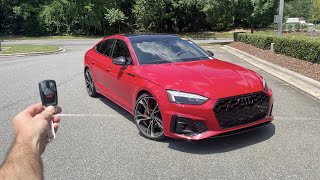 2023 Audi S5 Premium Plus Sportback Start Up Exhaust Test Drive Walkaround POV and Review [upl. by Auric]