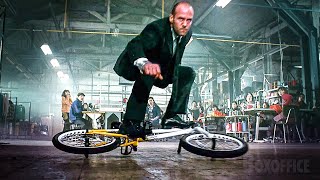 The Transporter beats an Audi with a BMX  Transporter 3  CLIP [upl. by Josler]