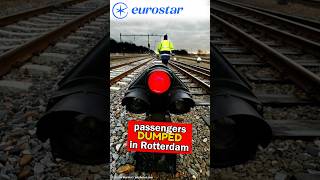 Hundreds of Eurostar passengers stranded in Rotterdam [upl. by Annahsirhc]