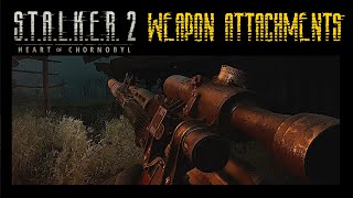 HOW TO ADD WEAPON ATTACHMENTS TO GUNS IN STALKER 2 [upl. by Aileve]