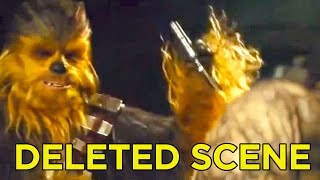 Star Wars The Force Awakens Deleted Scene  Chewy Rips Off Arm [upl. by Madlen949]