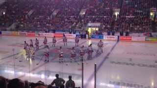 Kitchener Rangers 201415 home opener  New Video Board [upl. by Yregram]