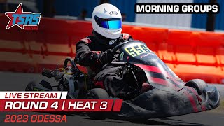 2023 Texas Sprint Racing Series  Round 4  Sunday AM  Heat 3  Odessa TX [upl. by Tremann]