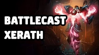 BATTLECAST XERATH SKIN SPOTLIGHT  LEAGUE OF LEGENDS [upl. by Amlus]