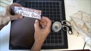 How to make a journal year book tutorial with A Ladies Diary part 3 [upl. by Ariem]