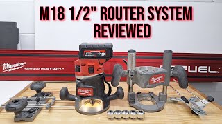 Milwaukee M18 12quot Router Review with ALL Accessories [upl. by Millian345]