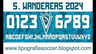 Tipografía Santiago Wanderers 2024 FREE DOWNLOAD [upl. by Stegman453]