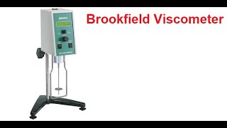 Brookfield Viscometers viscosity measurement [upl. by Neddy85]