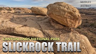 Slickrock Foot Trail Needles District  Canyonlands National Park [upl. by Gerrald983]