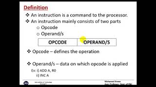 M02Lec018051 Instruction Set [upl. by Josepha212]