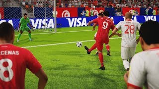 Panama vs Tunez  Copa Mundial Rusia 2018 de FIFA Fase de Grupos  FIFA Simulacion [upl. by Reyaht987]