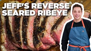 Jeff Mauros 5Star Reverse Seared Ribeye  The Kitchen  Food Network [upl. by Elbas]