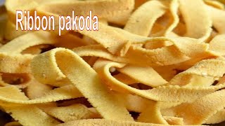 ribbon pakoda recipe  Murukuu recipe  Rice murukku  ribbon pakoda  ola pakoda Recipe [upl. by Ardnahs]