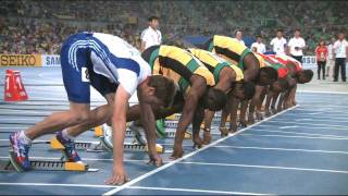 Mens 100m Final  IAAF World Championships Daegu 2011 [upl. by Carny31]