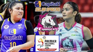 PVL LIVE  CAPITAL 1 vs AKARI I LIVE SCORES and COMMENTARY [upl. by Ybrik]