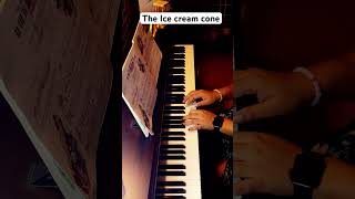 Playing The Ice Cream Cone  Fun Piano Melody shorts piano music [upl. by Cairns526]