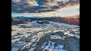 AutransMéaudre en hiver sous la neige vu du ciel [upl. by Nelleeus185]