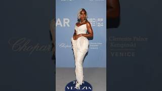 Kelly Rowland Couture Slay  amFAR Venice Gala kellyrowland fashionpolice amfar cheneychan [upl. by Goth24]