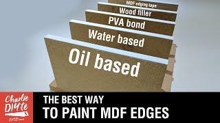 The BEST Way to Paint and Seal MDF Edges  Video 3 [upl. by Zosima]