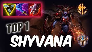 Wild Rift Shyvana top 1  S12 RUSH Challenger ranked game  build [upl. by Kirschner]