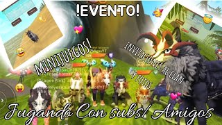 💕🐺¡EVENTOJugando Wildcraft Con SubsAmigos 💖Wildcraft [upl. by Pagas559]