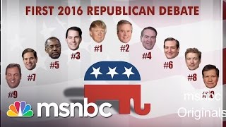 First 2016 GOP Debate Stage Is Set  msnbc [upl. by Dall]