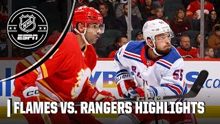 New York Rangers vs Calgary Flames  Full Game Highlights [upl. by Teiluj]