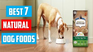 Best Organic and Natural Dog Foods 2023  Top 7 Best Organic and Natural Dog Foods  Review [upl. by Elayne]