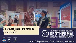 Interview  François Penven Vallourec  IIGCE 2024 Jakarta Indonesia [upl. by Airdnala]