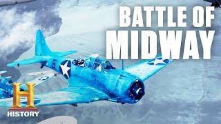 Battle of Midway Tactical Overview – World War II  History [upl. by Levenson]