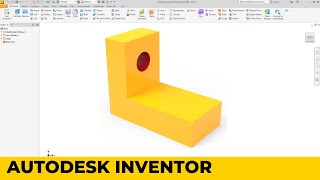 Autodesk Inventor Extrude inventor autodeskinventor cadcam [upl. by Nwad381]