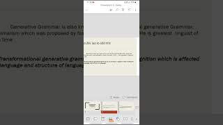 Transformational Generative Grammar TGG [upl. by Arihay794]