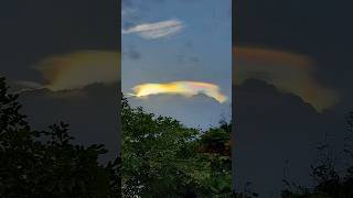 Fire rainbow 🌈  Circumhorizontal Arc  youtubeshorts sky [upl. by Aziul]