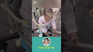 Bám cho ăn chắc thinhhanh baby treem cute cutebaby pets [upl. by Briney412]